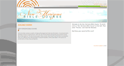 Desktop Screenshot of newhorizonscourse.org