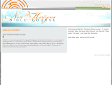 Tablet Screenshot of newhorizonscourse.org